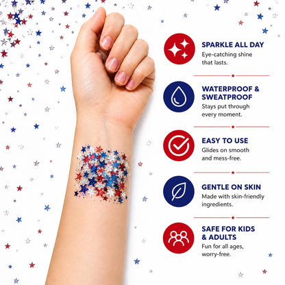 July 4th Glitter Stick