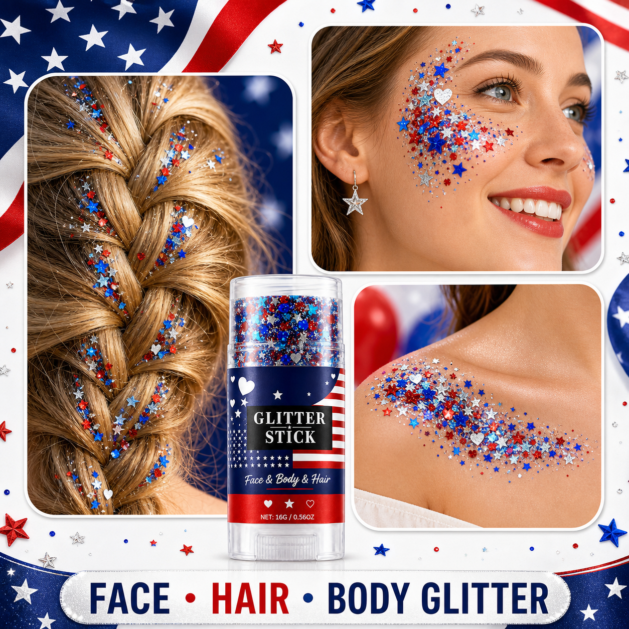 July 4th Glitter Stick™